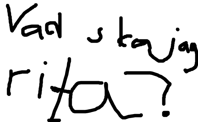 vad ska jag rita