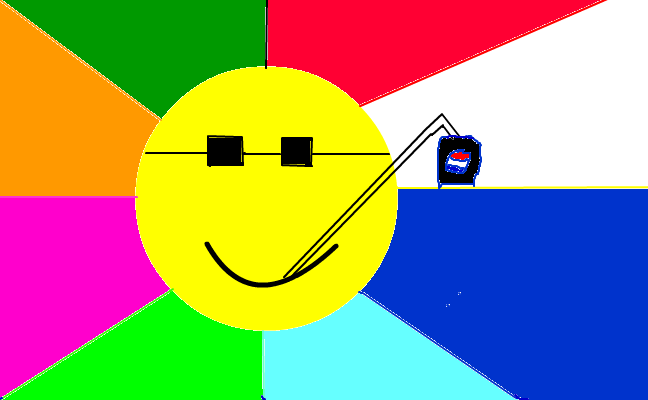 sun and the pepsi xD