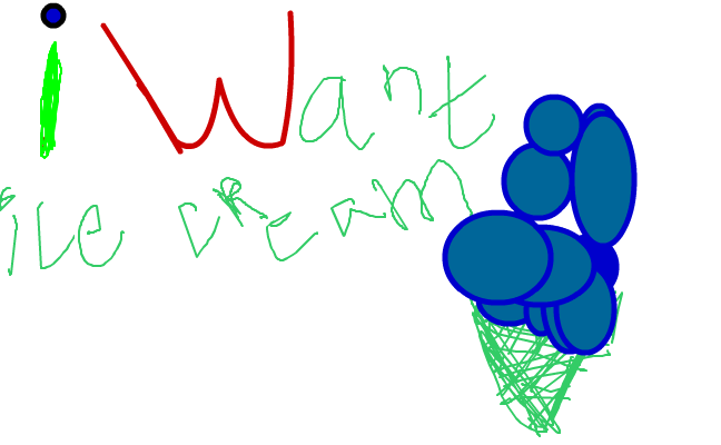 WANT ICECREAM