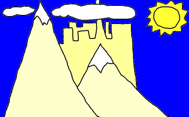 två berg