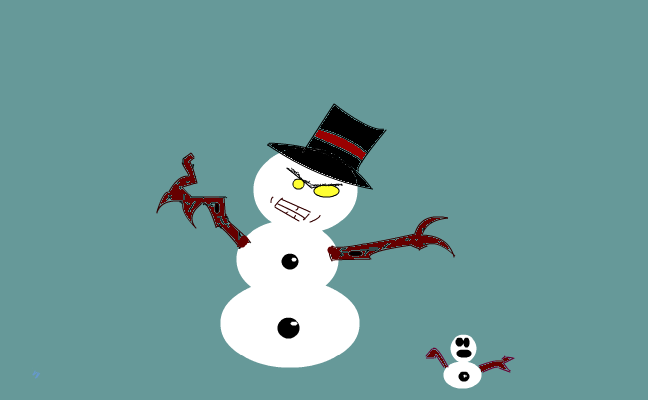 The Evil Snowman!