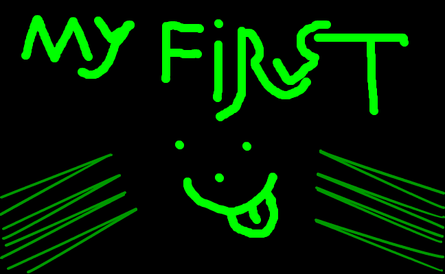 Min 1st JPaint Bild.