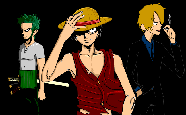 Ruffy & Zoro,ej klar