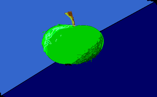 An apple