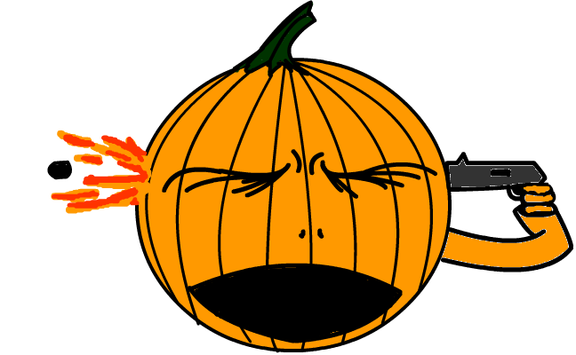 Pumpkin sad suicide