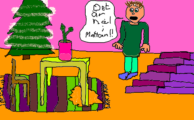hål i mattan !!!