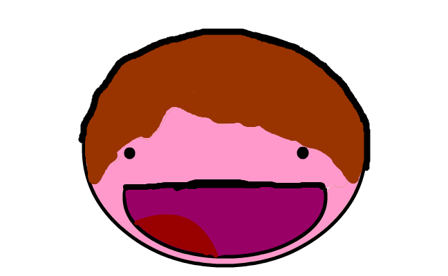 wide smile