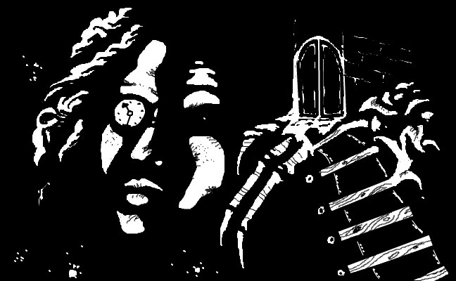 Black White Time man