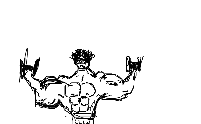 bodybuilder, in prog