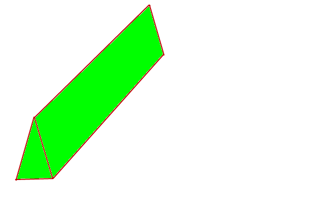 grön triangel