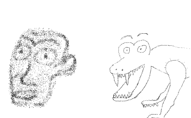 aligatorman and head