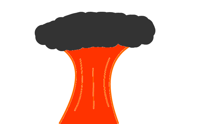 bomben exploderar