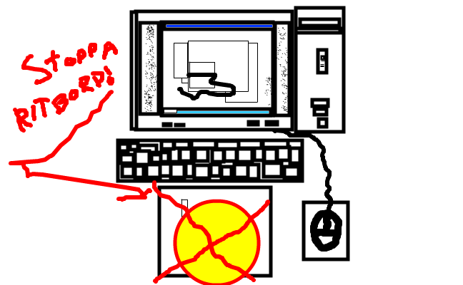 Stoppa ritbord!