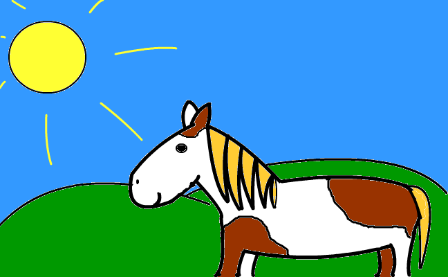 häst i dalen