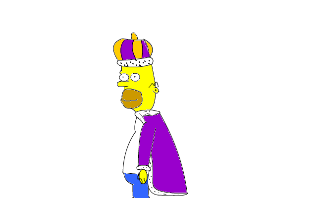 homer the king