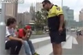 Bild från Hetsig polis vs skatare