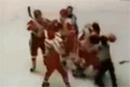 Bild från Hockeyfight mellan Ryssland och Canada
