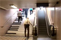Bild från Pianotrappa vid tunnelbanan
