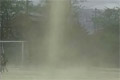 Bild från Tornado på fotbollsplan