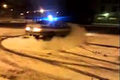 Bild från Rysk polis leker med polisbilen