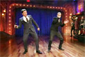 Bild från Justin Timberlake och Jimmy Fellon sjunger hiphop medley