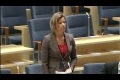 Bild från Sverigedemokrat gör bort sig i Riksdagen