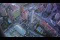 Bild från BASE jumping - killar hoppar från hiss