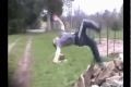 Bild från Backflip fail + smärtsam landning!