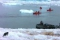 Bild från Glaciär kollapsar ner i havet!