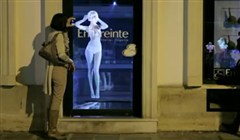 Bild från Reklam i hologram