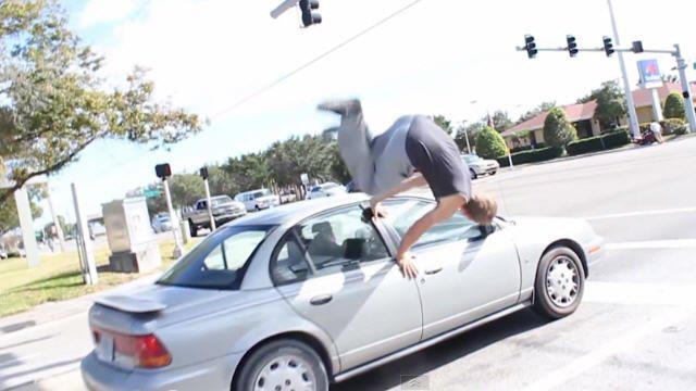 Bild från Parkour med bilar