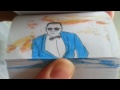 Bild från Gangnam Style i en ”flipbook”-version