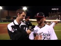 Bild från College baseball spelare med humor