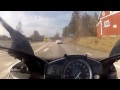 Bild från Galen lopp över 299 km / t